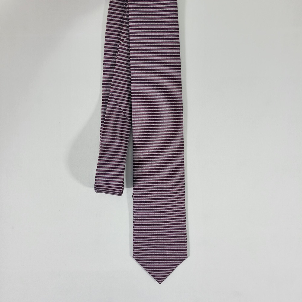Saks Fifth Avenue RED Men's Silk Neck Tie Striped /‎ 58"
